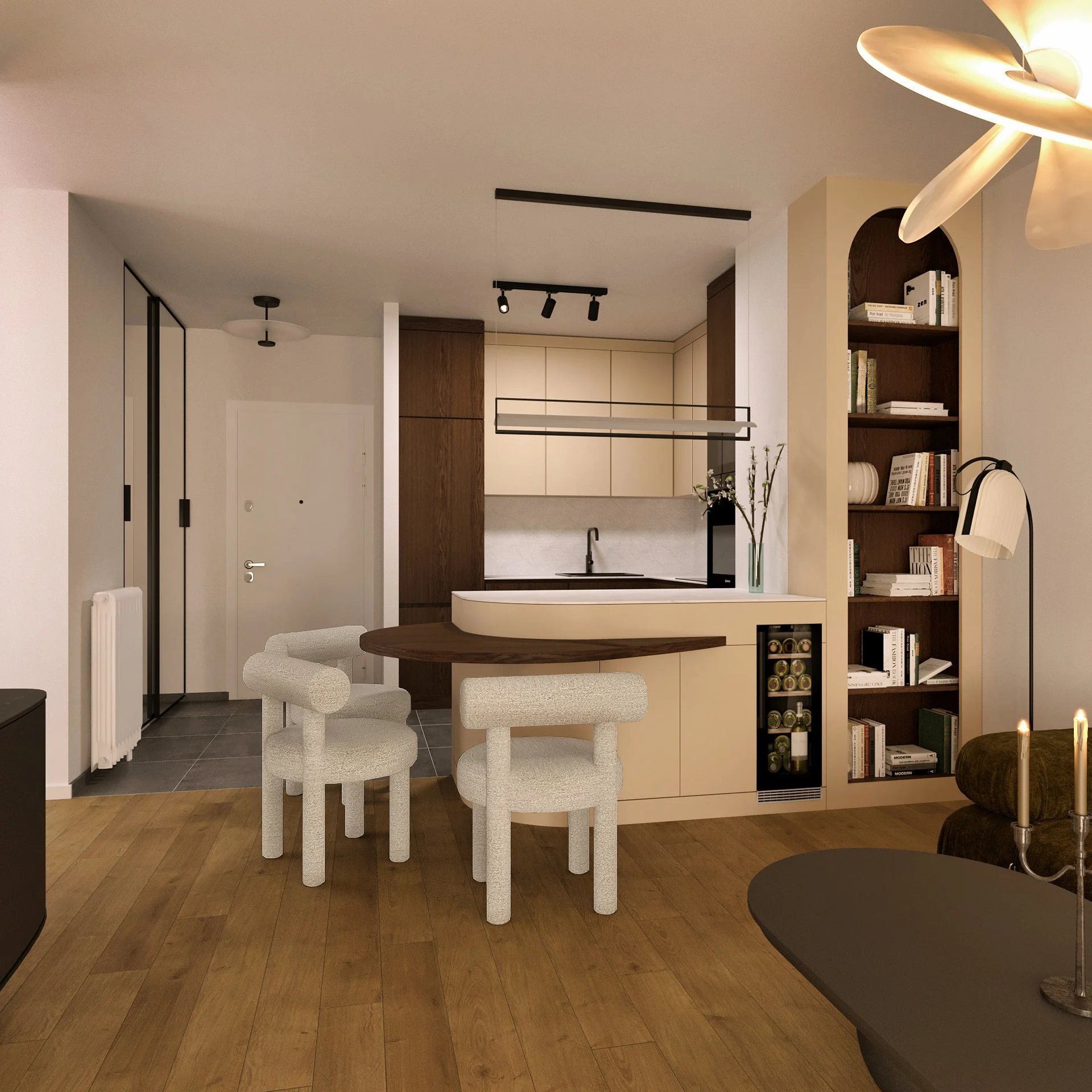 Moderan dizajn enterijera u Park Vila Residence — Studio ZEST