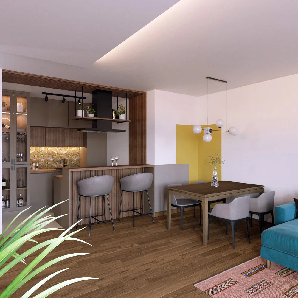 Moderan dizajn enterijera stana u Zemunu — Studio ZEST